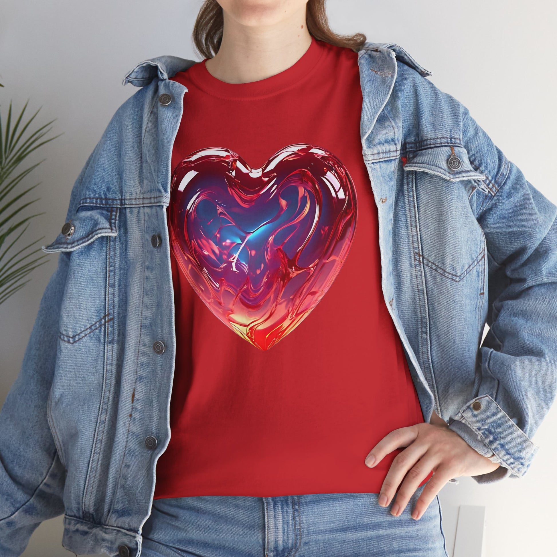 Trendy Women's Graphic Heart Tee