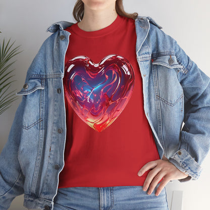 Trendy Women's Graphic Heart Tee