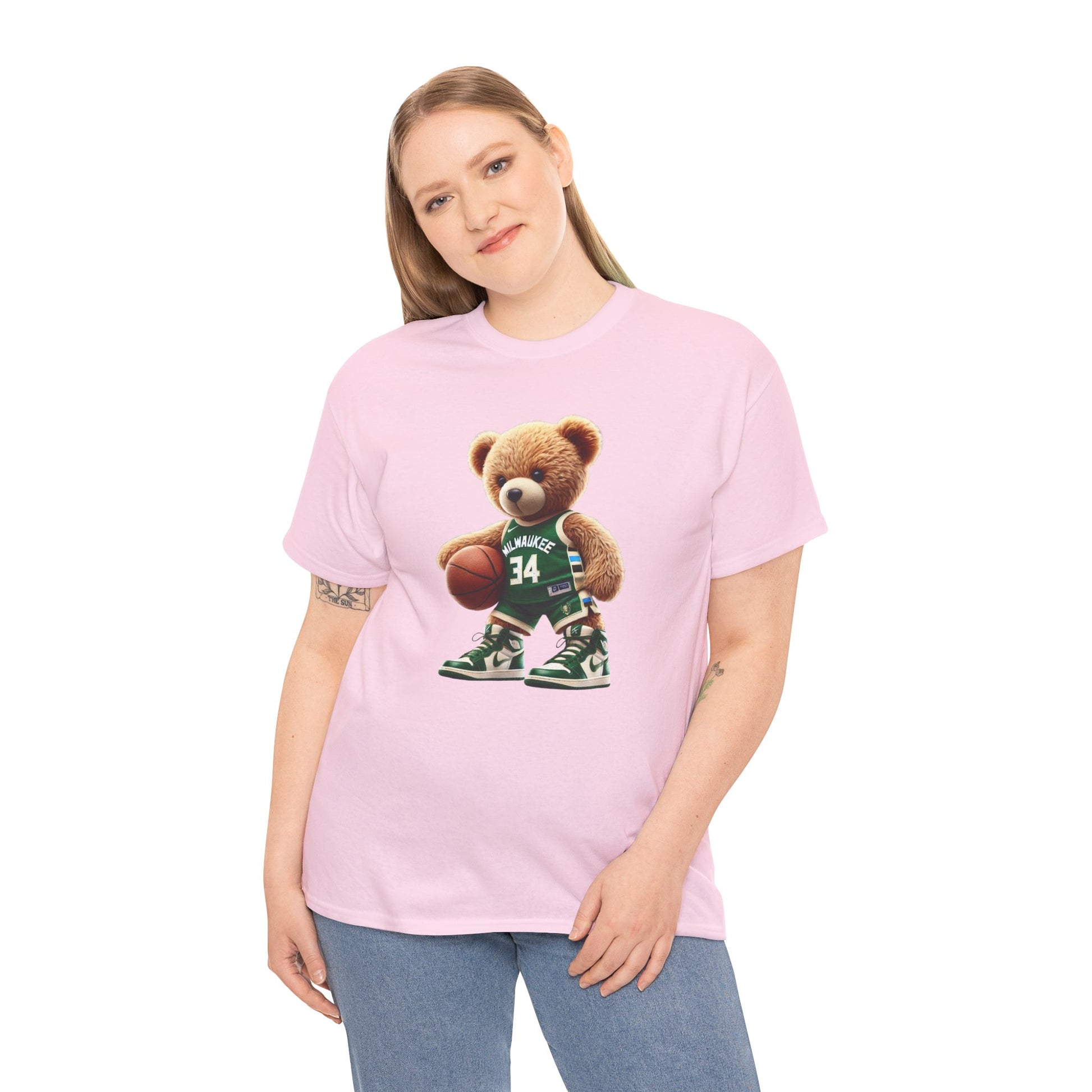 Milwaukee Bucks Teddy Bear Unisex Tee - Express Delivery available