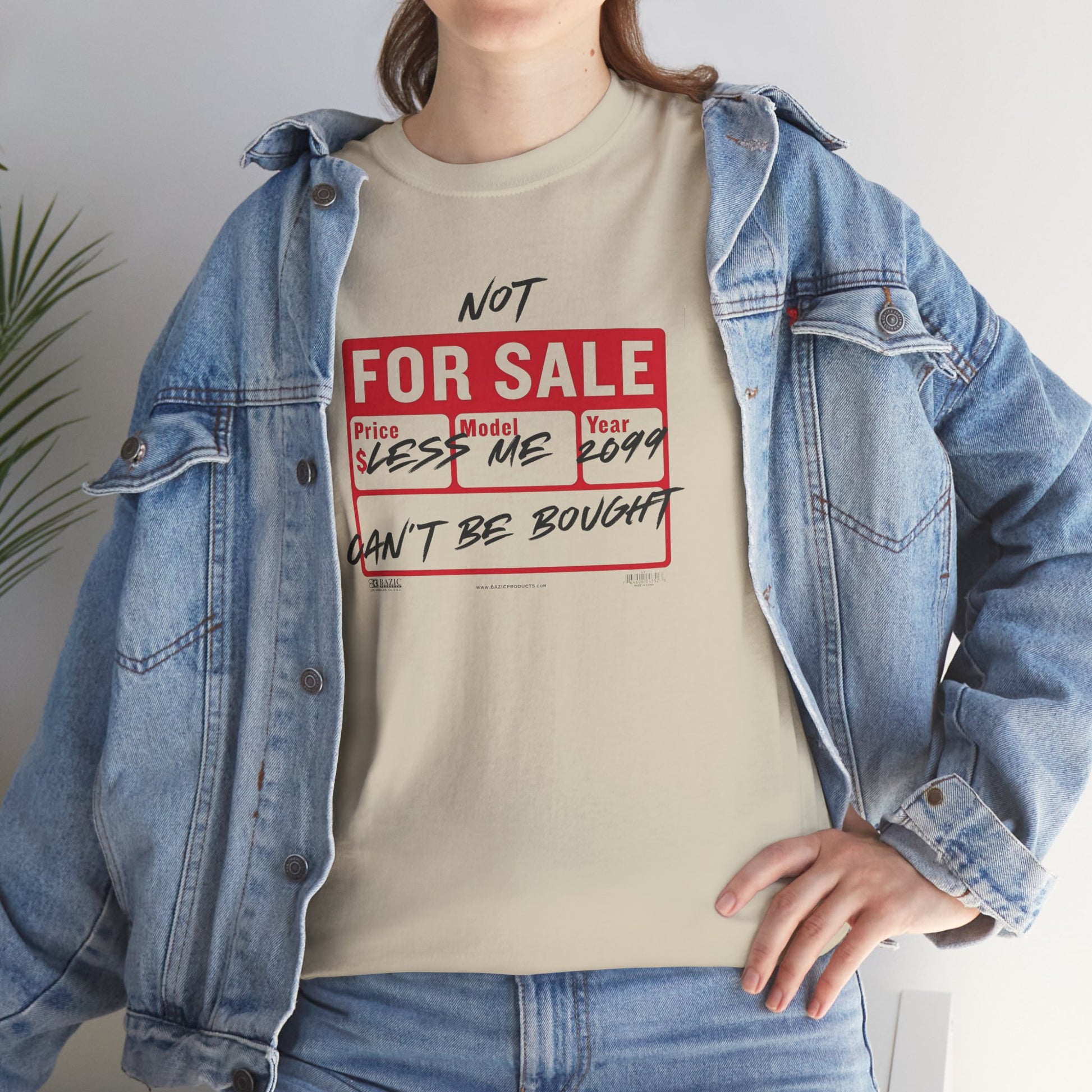 Funny Graphic Tee - ‘Not For Sale’ 2025 Edition Unisex Heavy Cotton Tee
