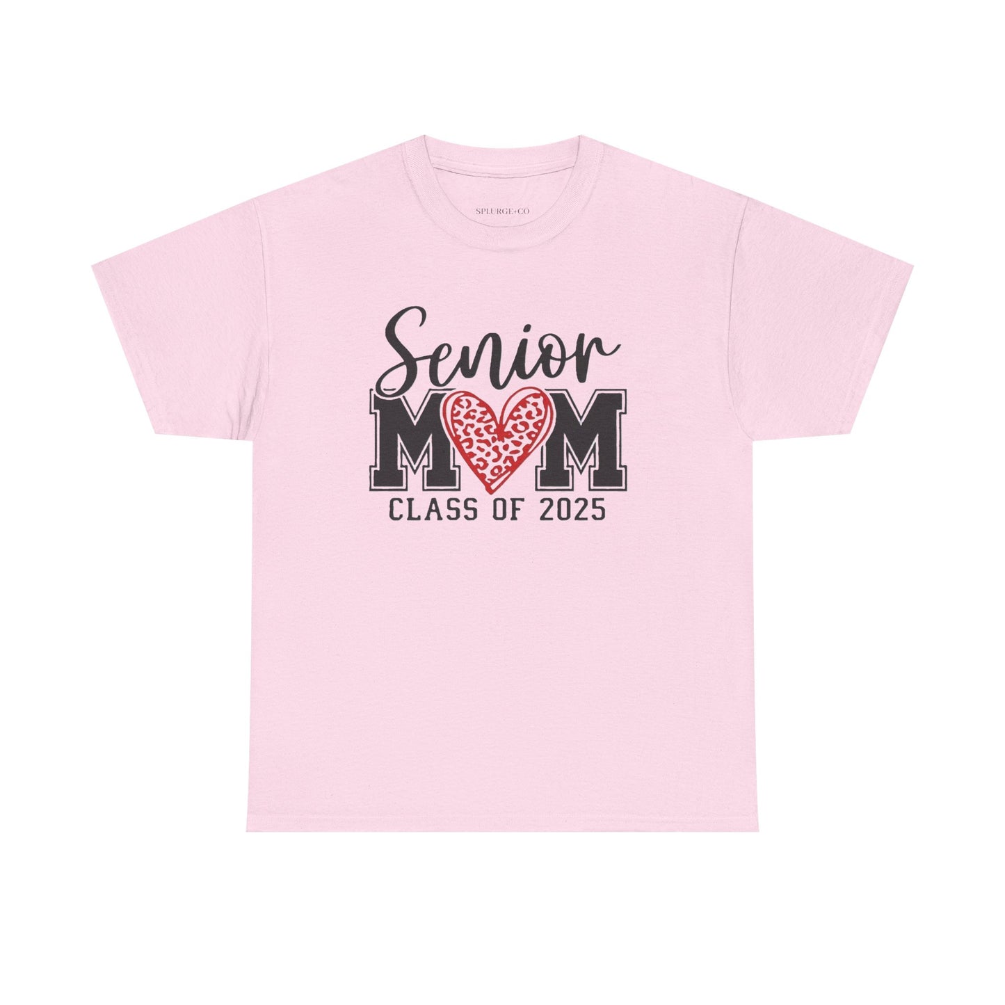 Senior Mom Class of 2025 Unisex Tee, Graduation Gift, Proud Parent Shirt, Family Reunion T-shirt, Mother Day Present