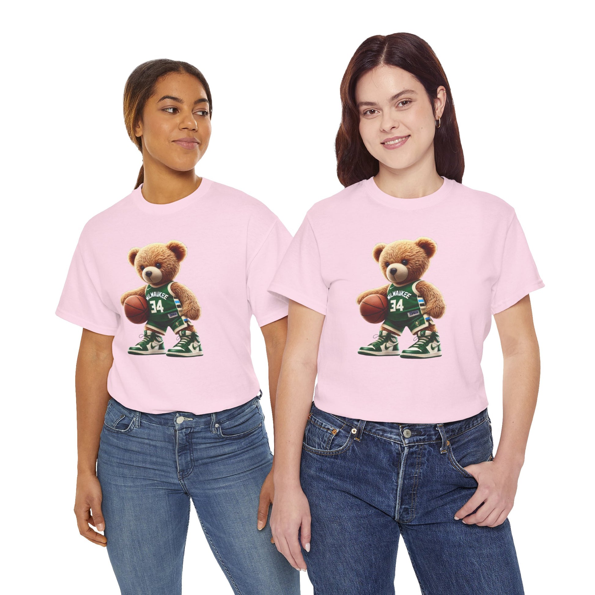 Milwaukee Bucks Teddy Bear Unisex Tee - Express Delivery available