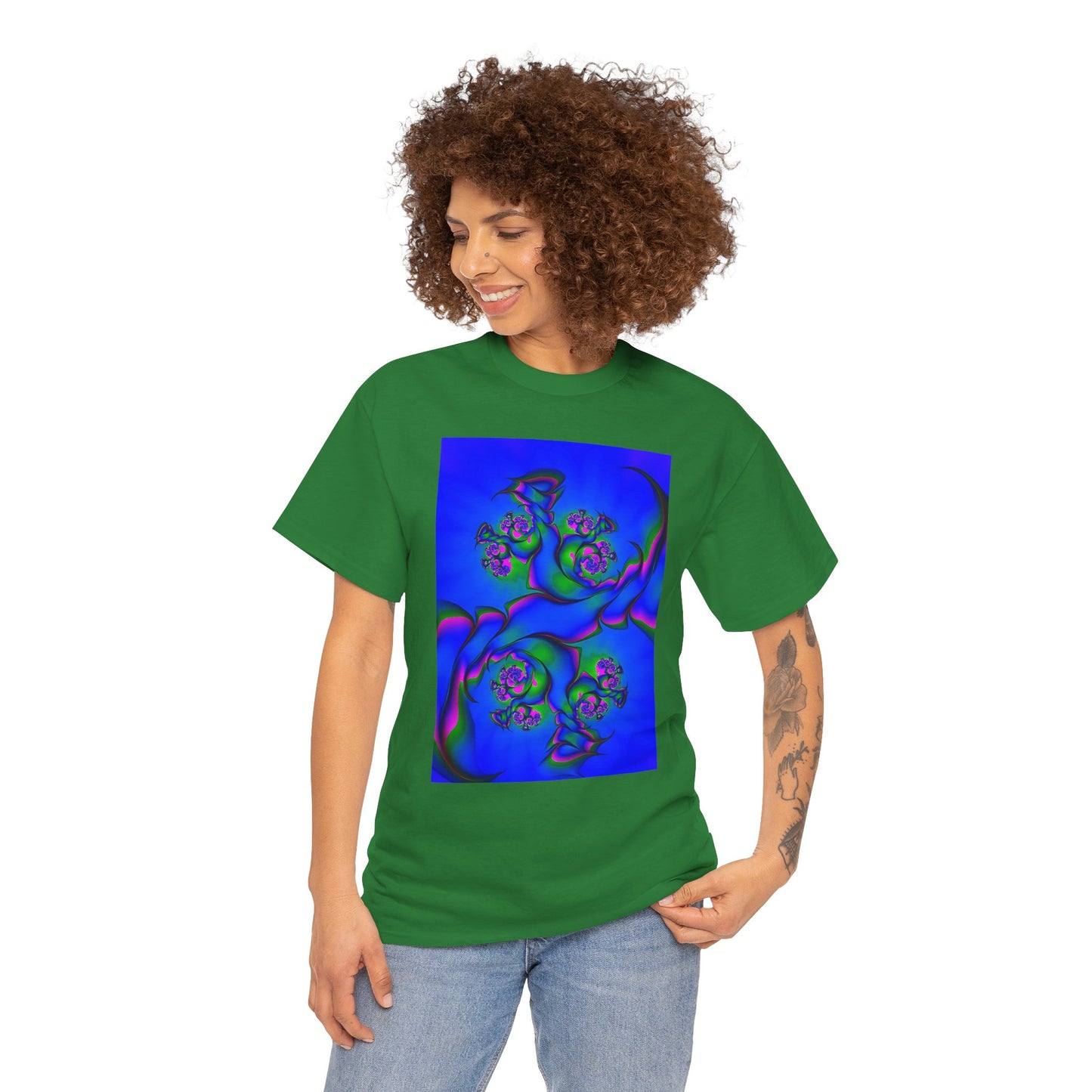 Vibrant Abstract Design Tee