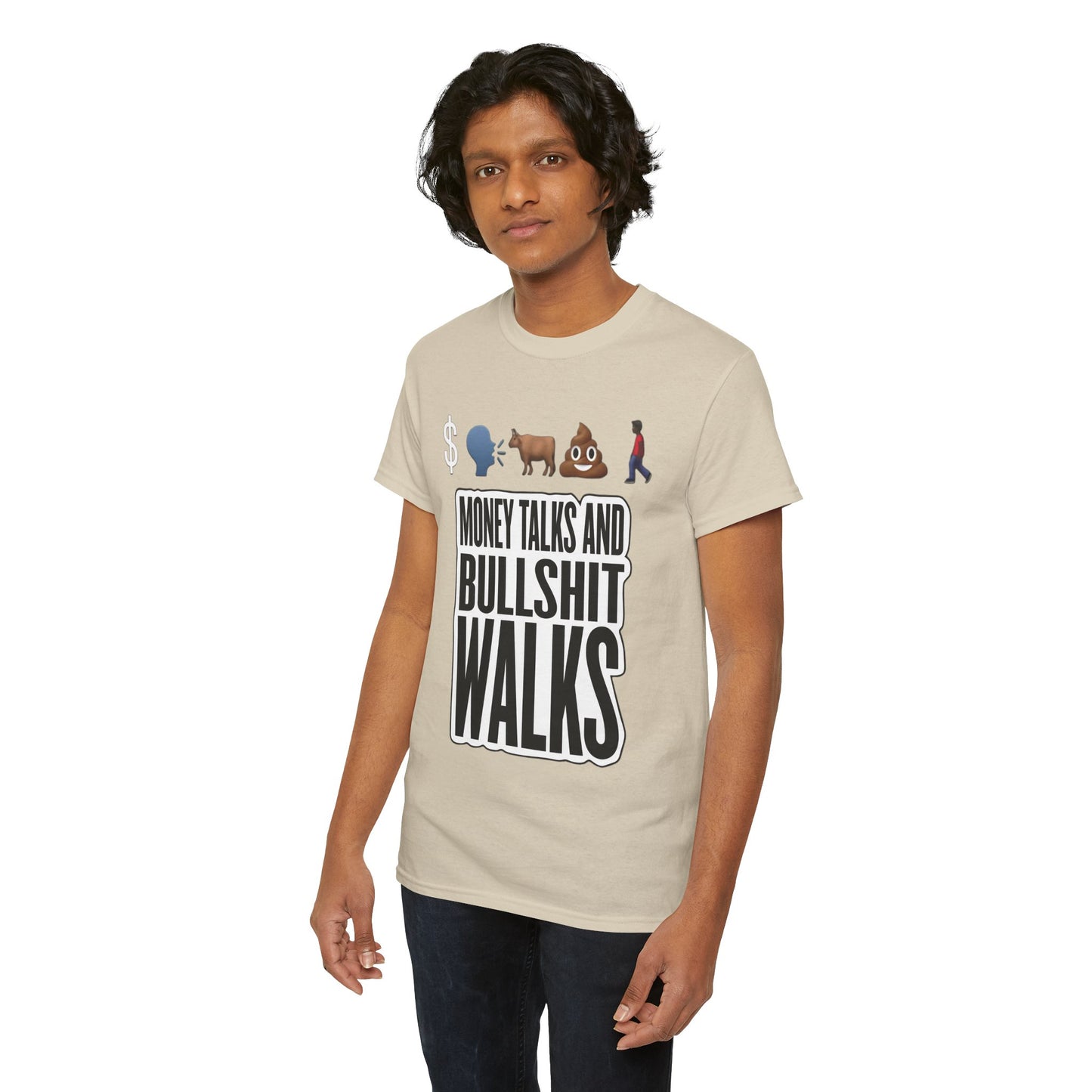 Funny Graphic Tee – "Money Talks and Bull---- Walks" | Bold & Sarcastic Statement Shirt