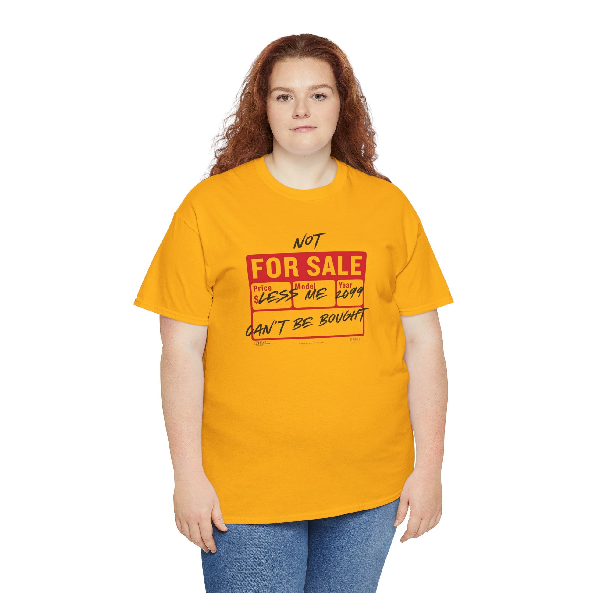Funny Graphic Tee - ‘Not For Sale’ 2025 Edition Unisex Heavy Cotton Tee
