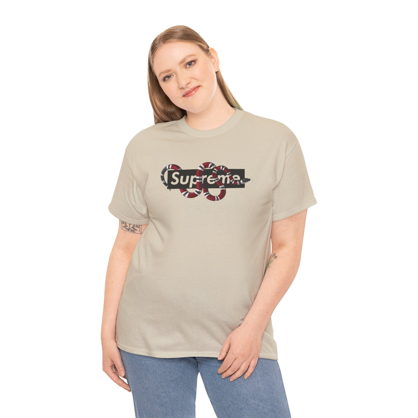 Urban Graphic Design Tee 'Supreme Snake'
