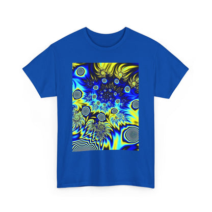 Trendy Graphic "Blue Psychedelic" Tee