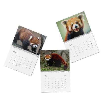 Wall Calendar Red Panda 2025