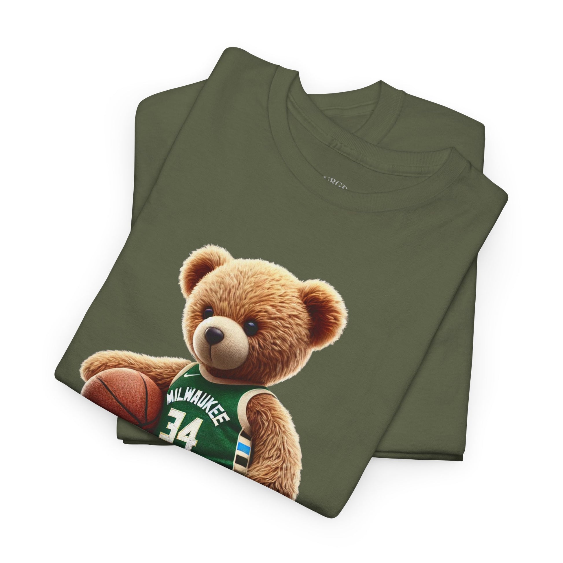 Milwaukee Bucks Teddy Bear Unisex Tee - Express Delivery available