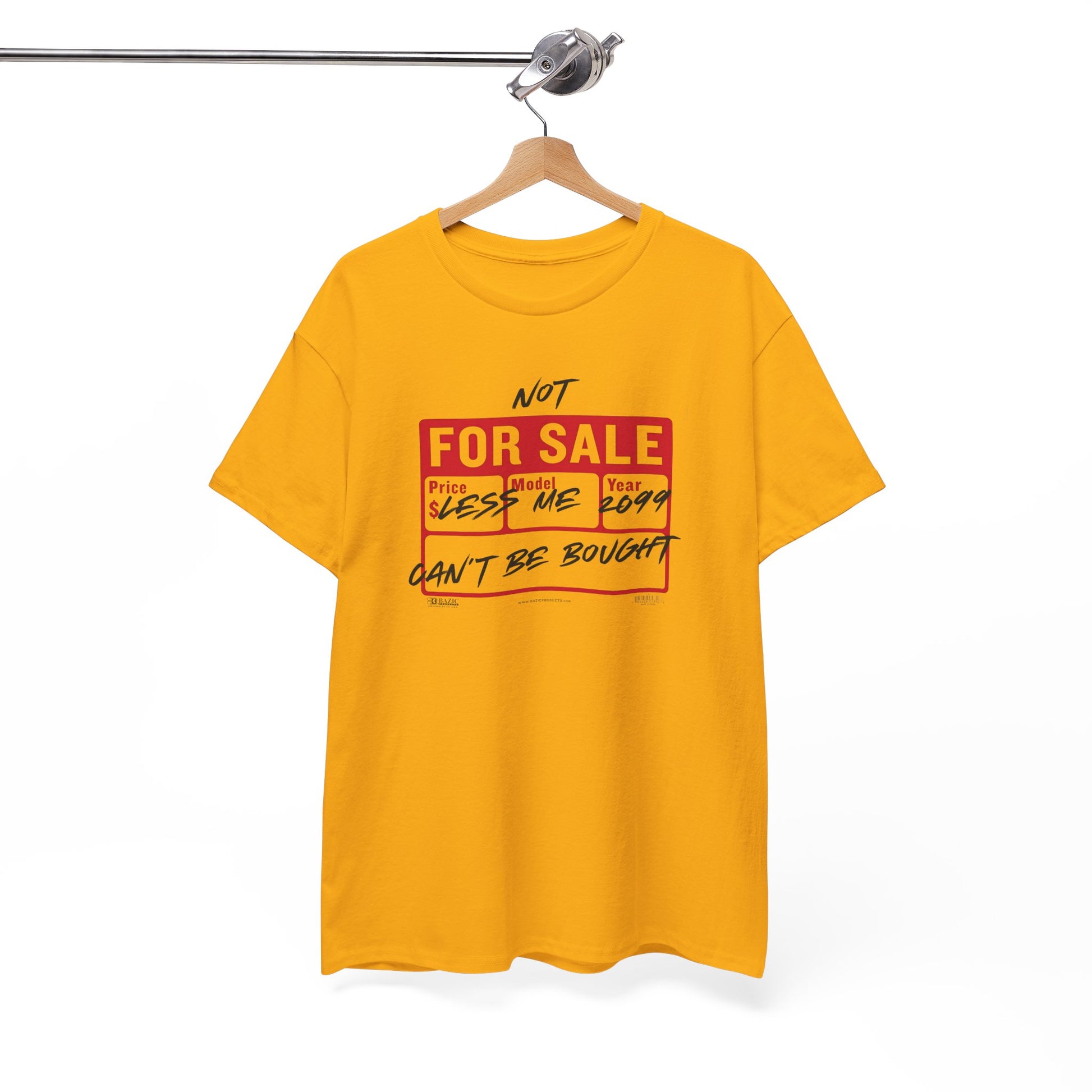 Funny Graphic Tee - ‘Not For Sale’ 2025 Edition Unisex Heavy Cotton Tee