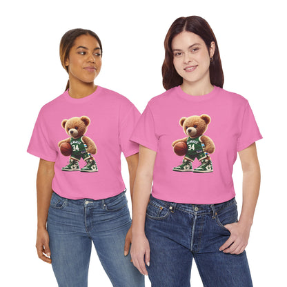 Milwaukee Bucks Teddy Bear Unisex Tee - Express Delivery available
