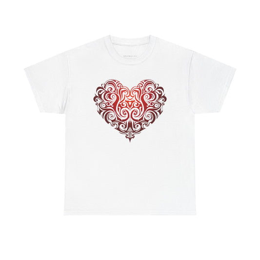 Trendy Women's Graphic Heart Tee