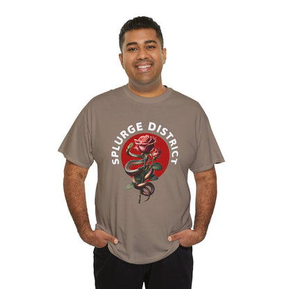 Splurge District Graphic Tee - with Rose Design