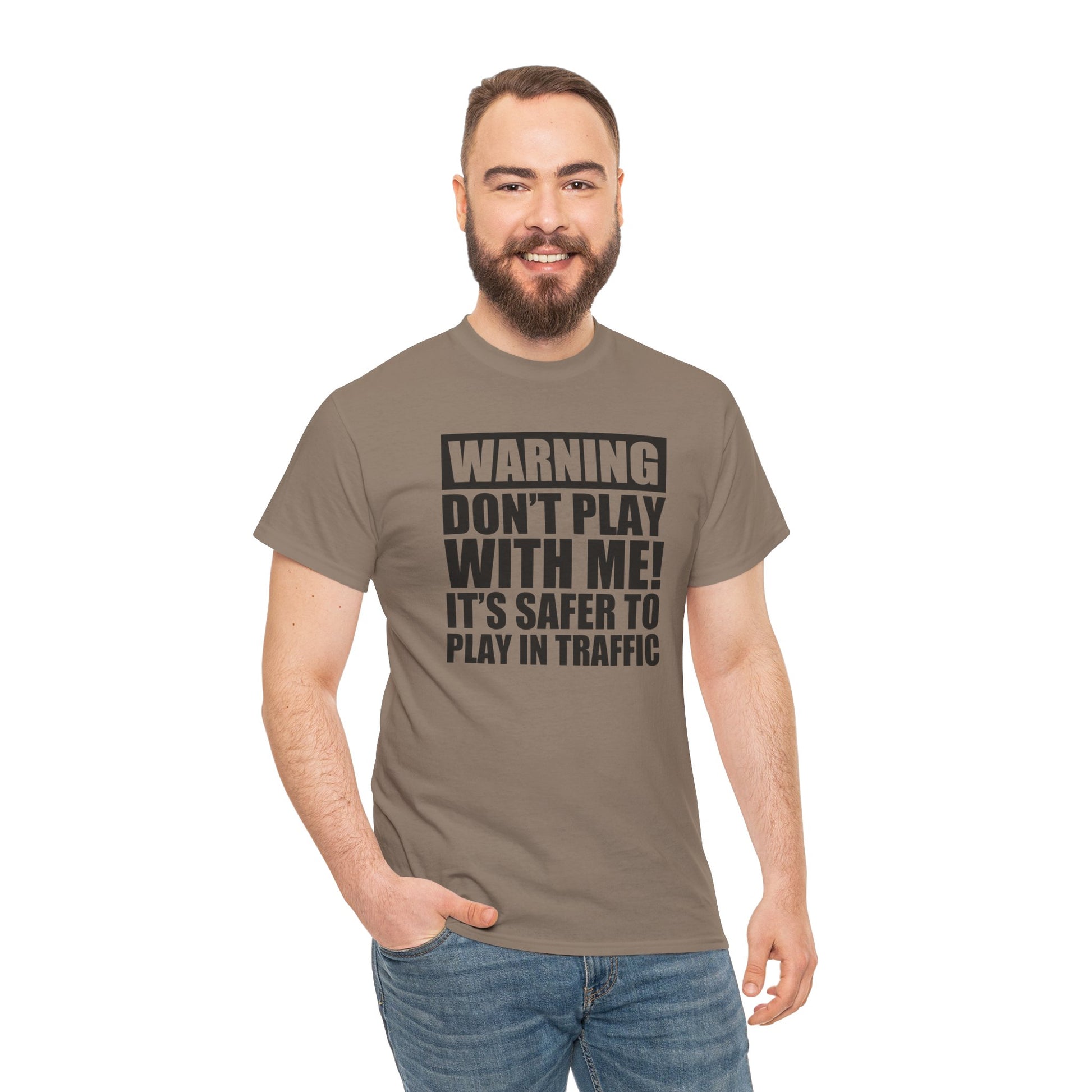 Funny Warning Graphic Tee - 'Don't Play with Me!'
