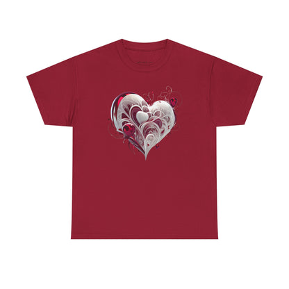 Trendy Women's Graphic Heart Tee