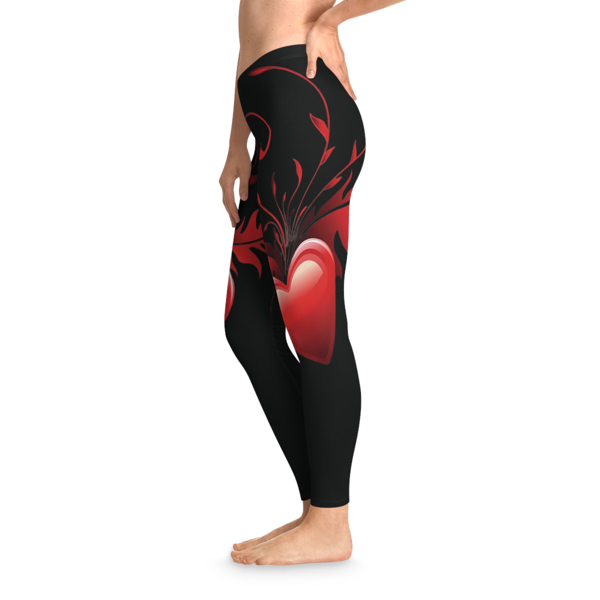 Graphic Heart Leggings – Wear Your Heart in Style ❤️