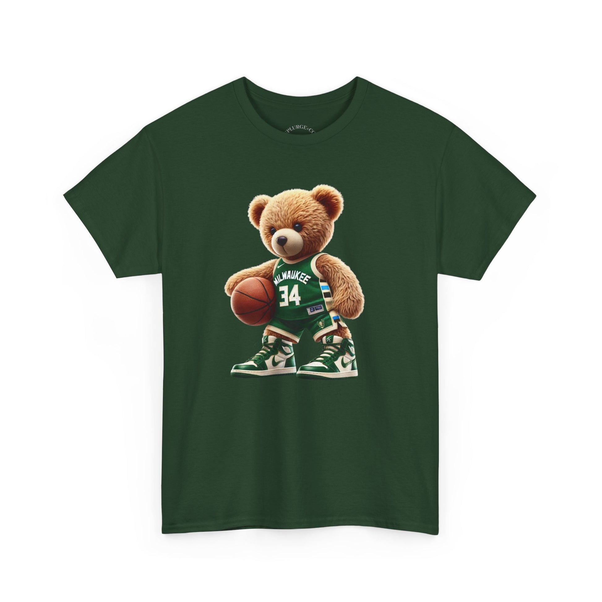 Milwaukee Bucks Teddy Bear Unisex Tee - Express Delivery available