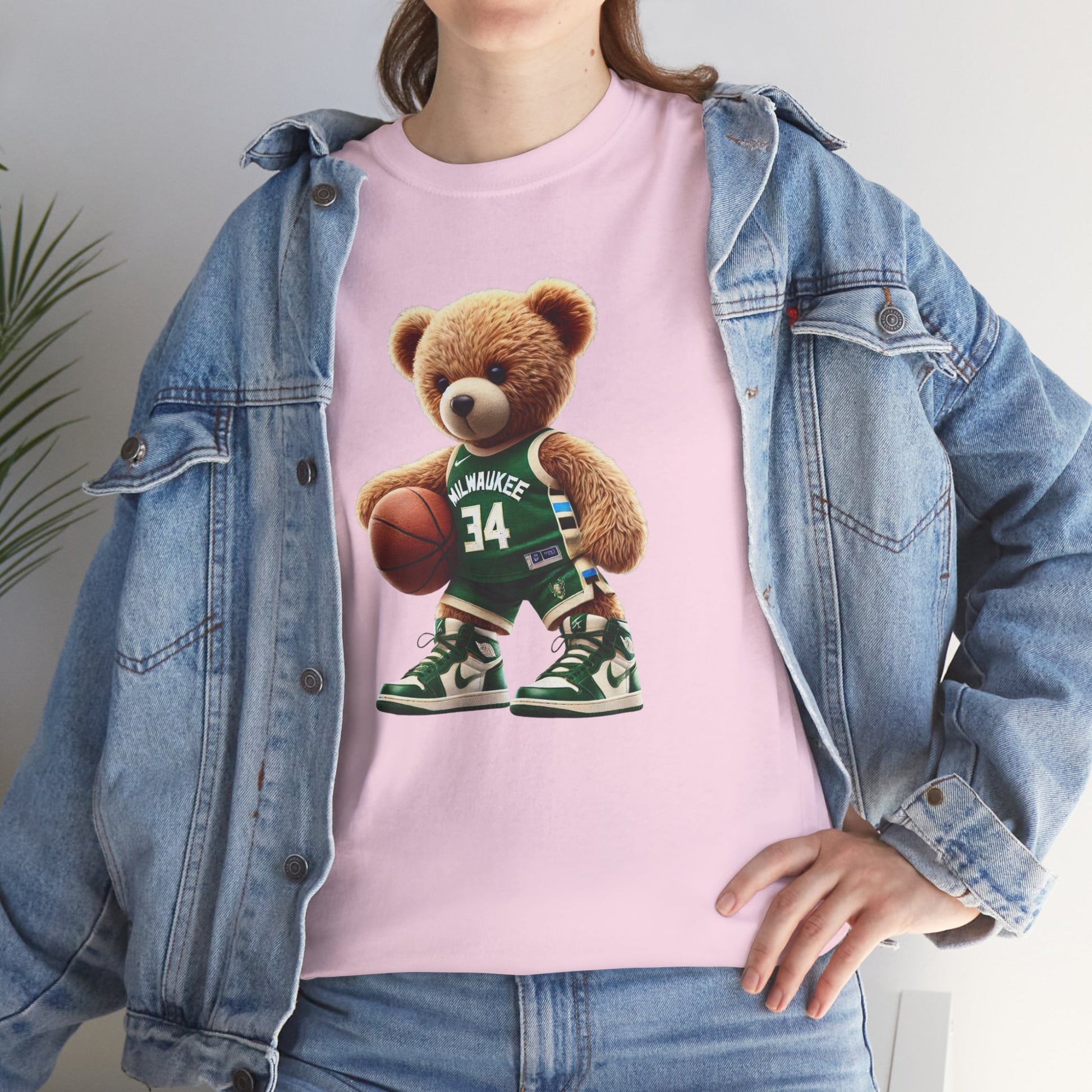 Milwaukee Bucks Teddy Bear Unisex Tee - Express Delivery available