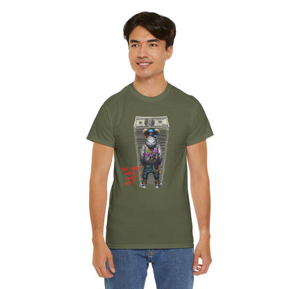 The Only Real Ones Left – Street Bear Stacked Money Graphic Tee