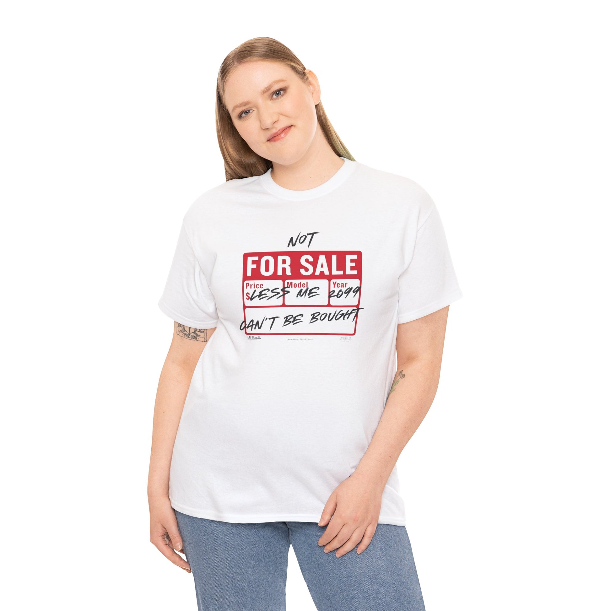 Funny Graphic Tee - ‘Not For Sale’ 2025 Edition Unisex Heavy Cotton Tee