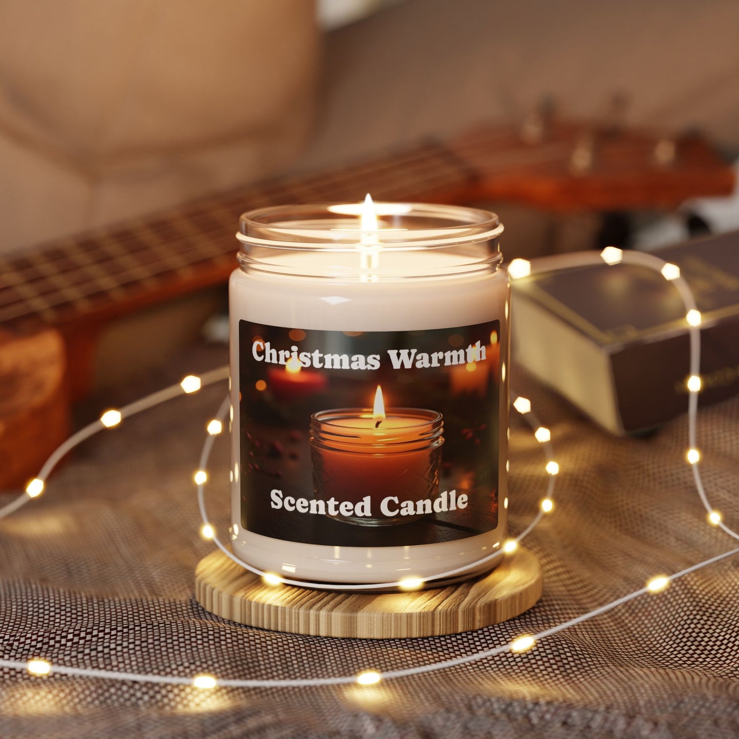 Christmas Warmth - Scented Soy Wax Candle, 9oz