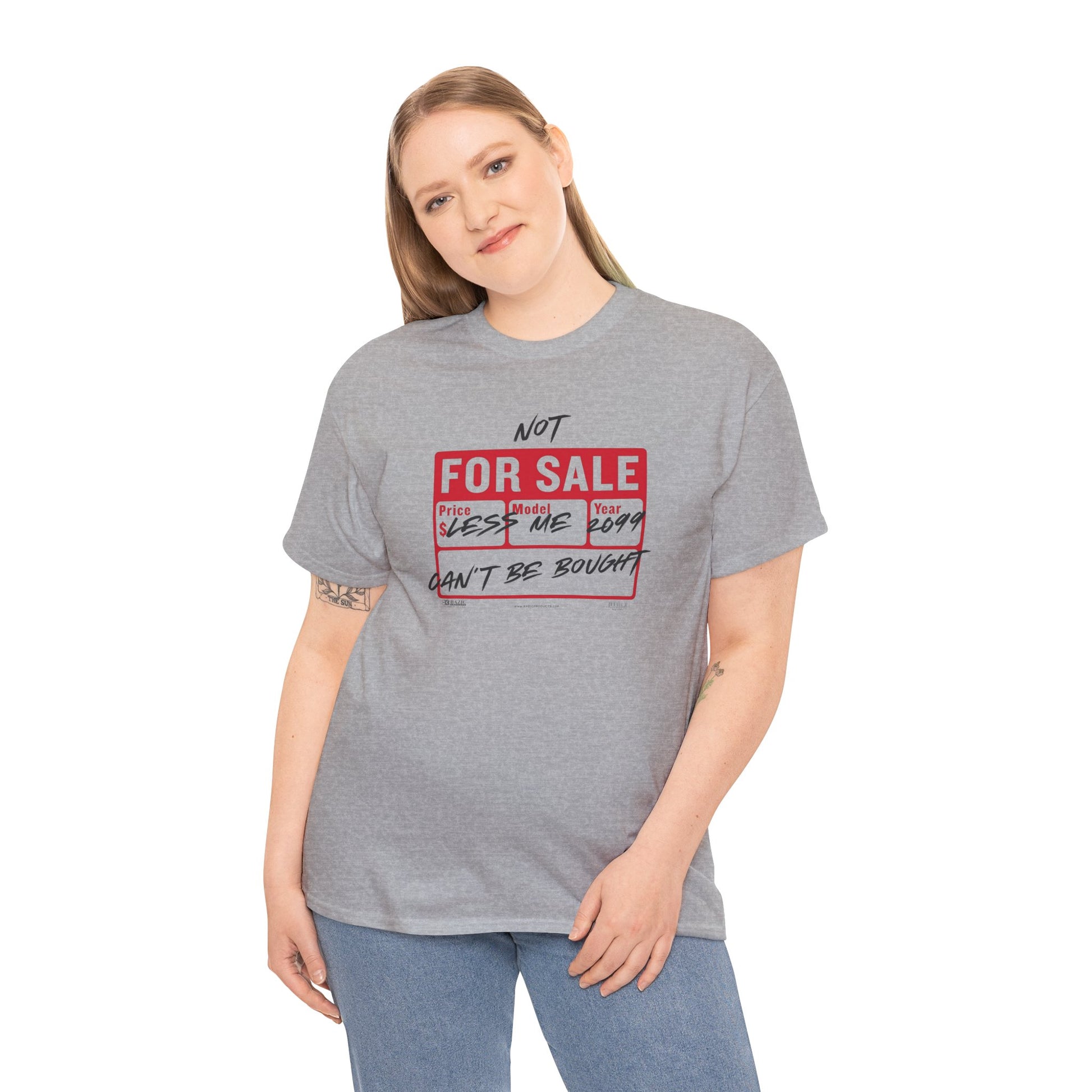 Funny Graphic Tee - ‘Not For Sale’ 2025 Edition Unisex Heavy Cotton Tee