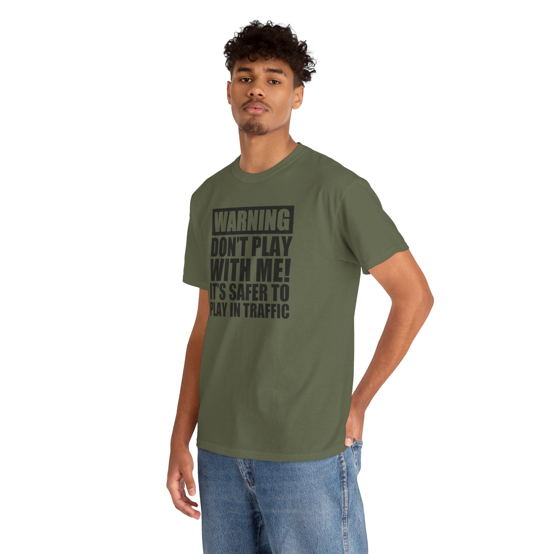 Funny Warning Graphic Tee - 'Don't Play with Me!'