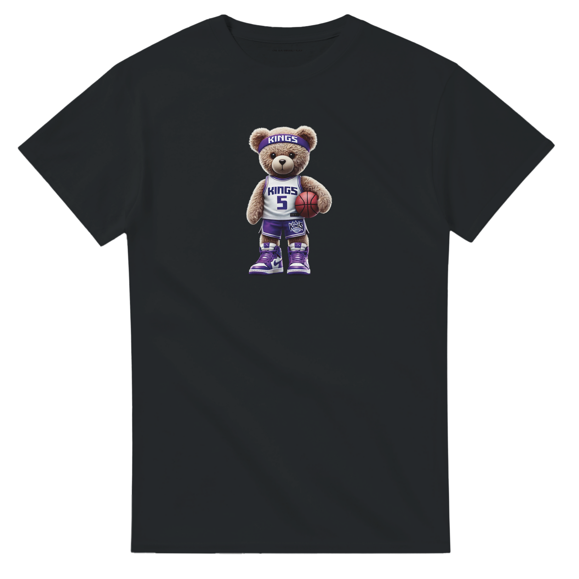 Urban Teddy Tee – Sacramento Kings Inspired Cotton T-Shirt for Men & Women